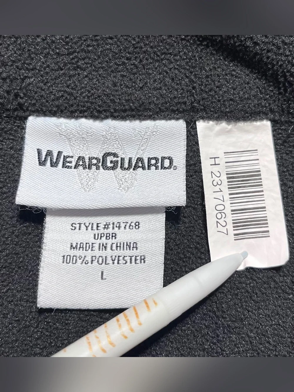 WearGuard Mens UPS Full Zip Softshell Water Resistant Fleece Lined Jacket Large